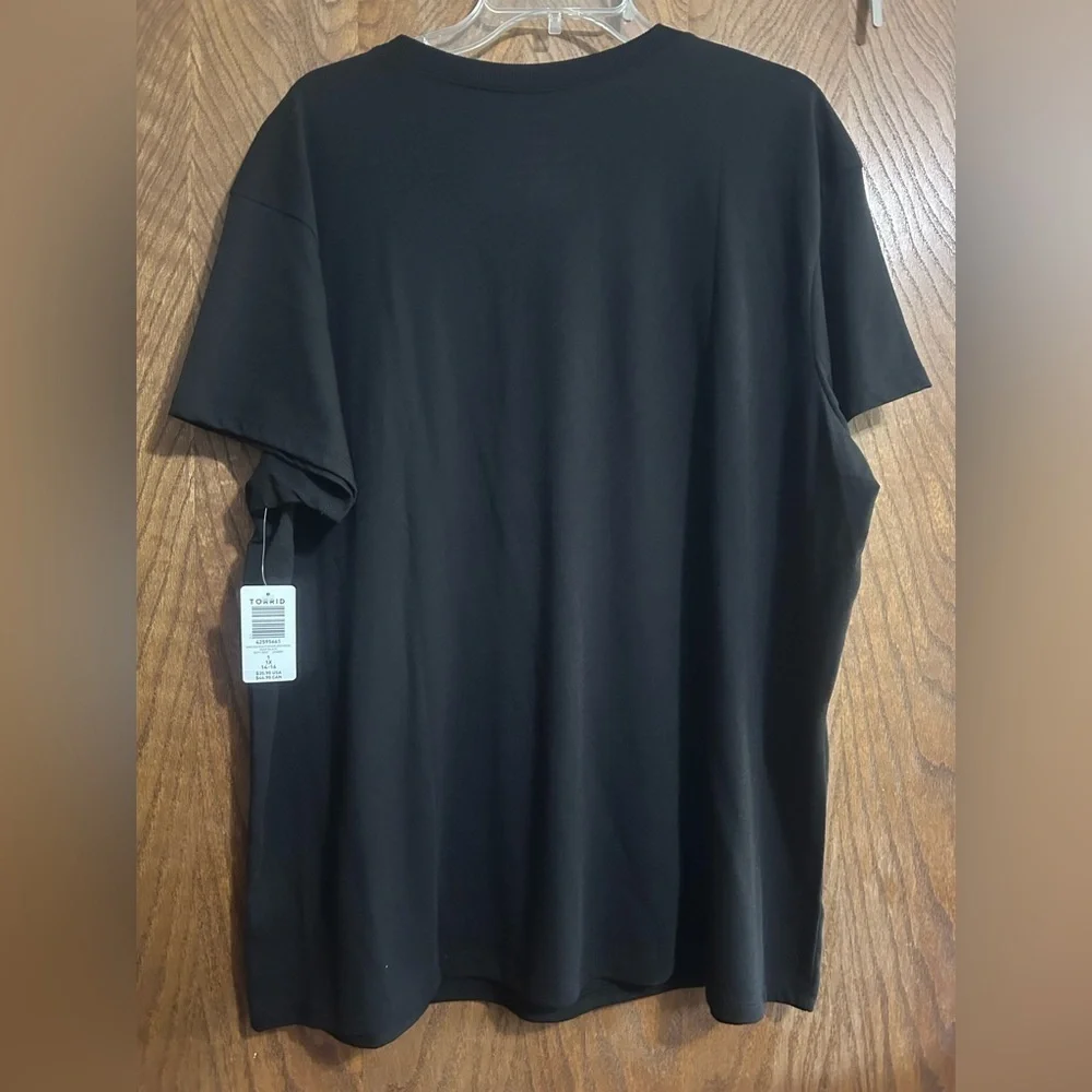 Torrid 0X ALWAYS PROUD Black Pride T-Shirt NWT